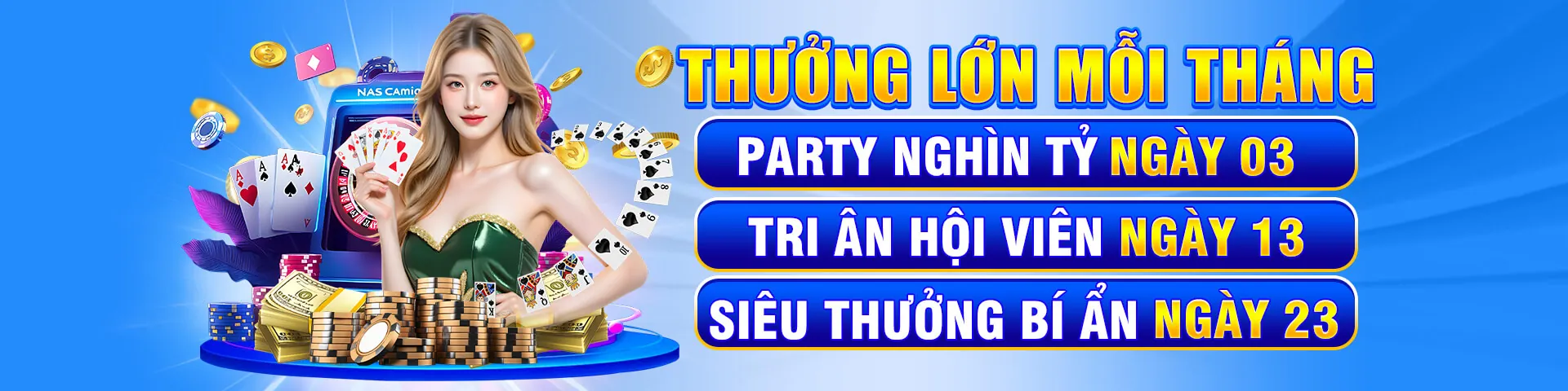 Hình ảnh một người chơi đang vui vẻ với máy slot tại Nohu90